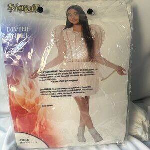 Girls Spirit Halloween Costume Divine Angel Large 12-14 Complete Worn Once